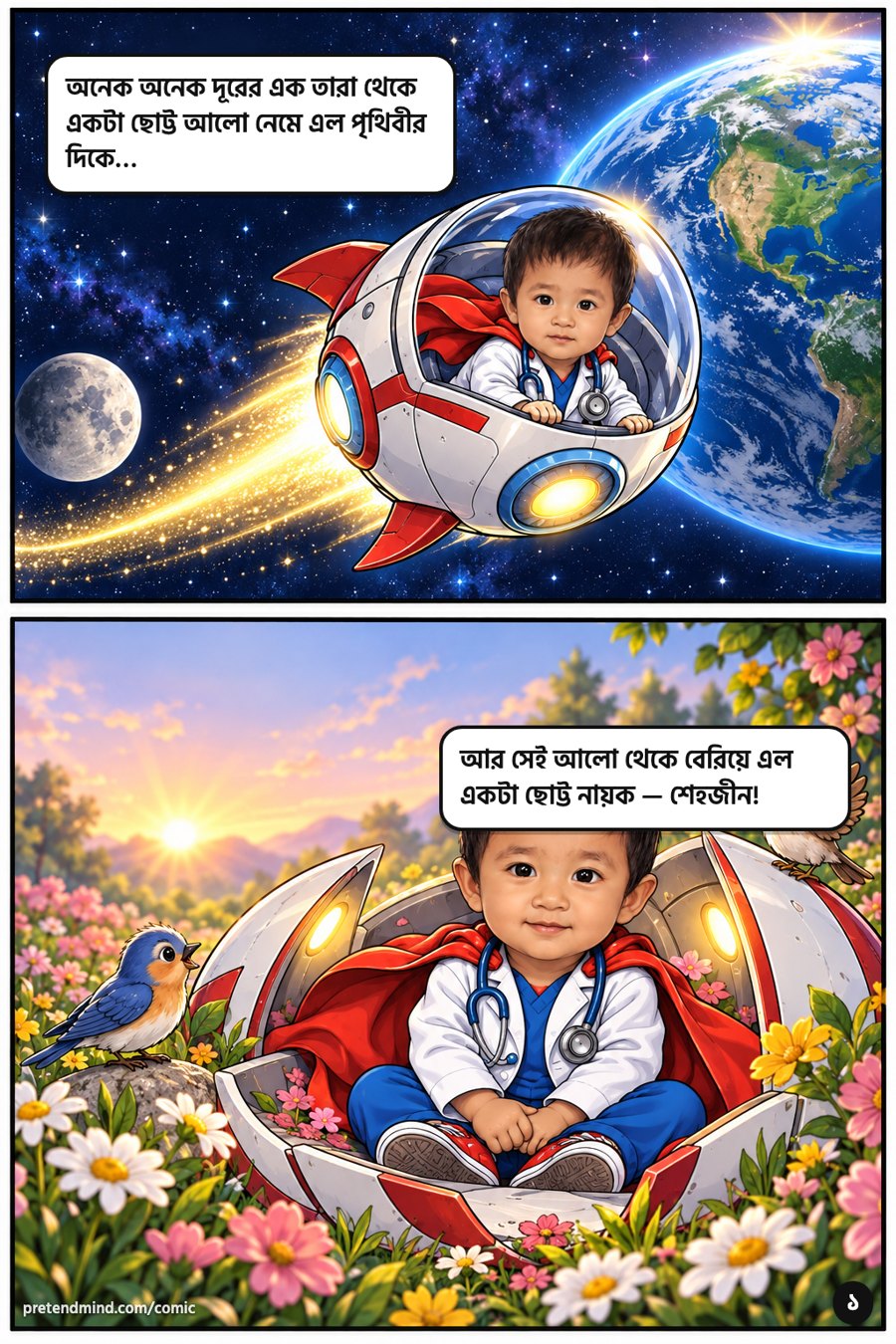 ডক্টর শেহজীন সুপারম্যান — পাতা ১